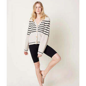 Maria McManus Bike Shorts in Black, $290 NWT, Size M, Item #1196